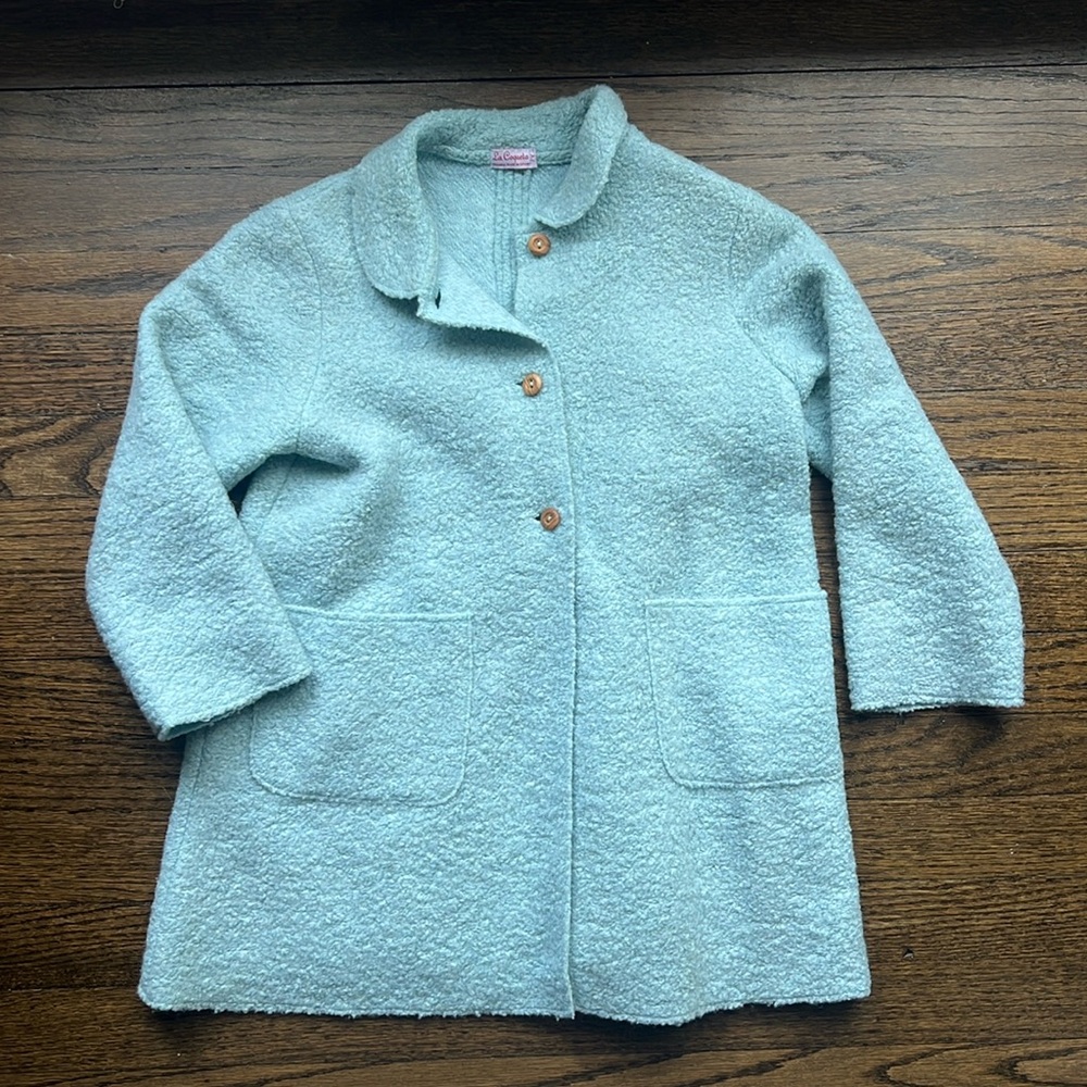 EUC! Blue Henrietta La Coqueta Girls Jacket